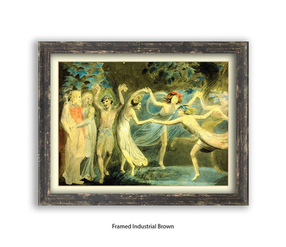 Fairies Dancing in Circle Art Print