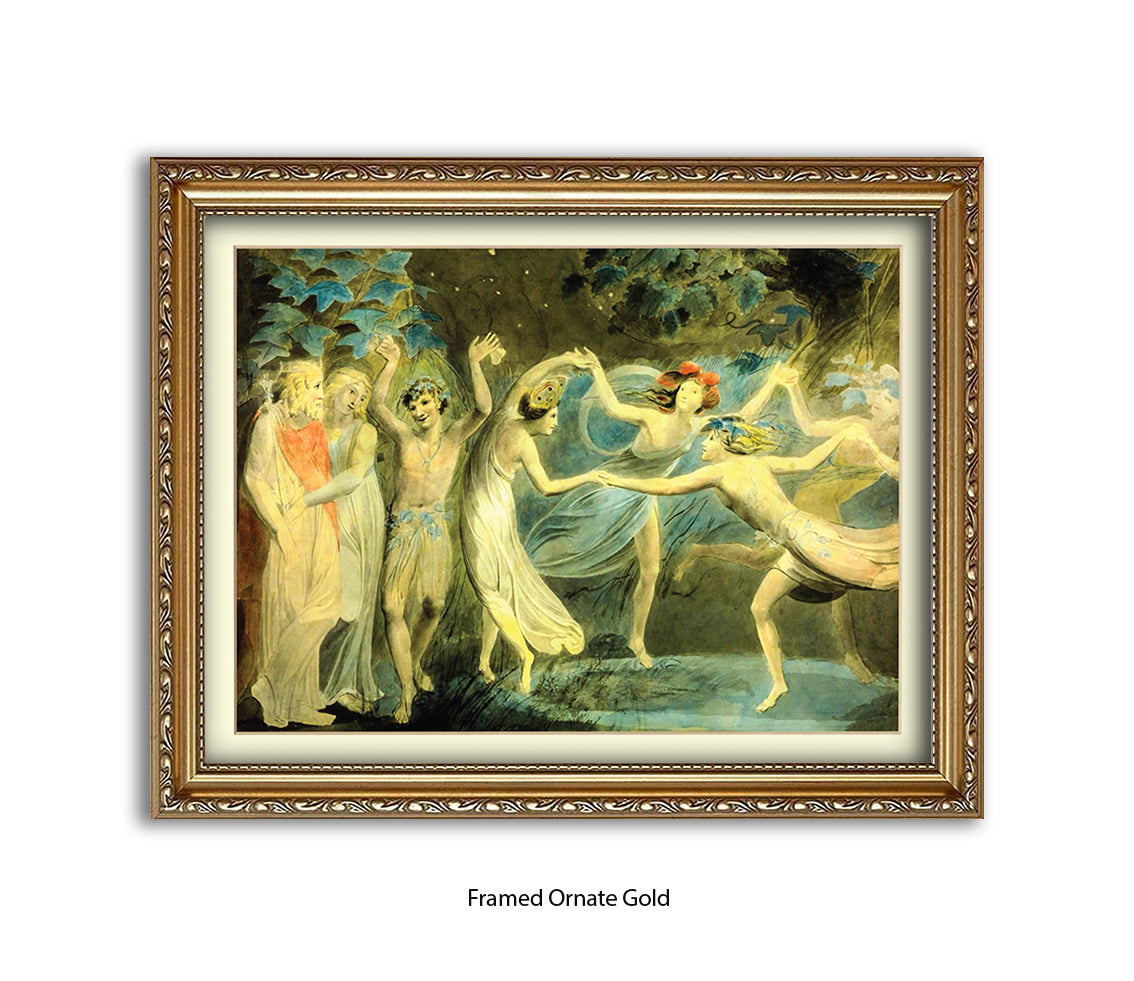 Fairies Dancing in Circle Art Print