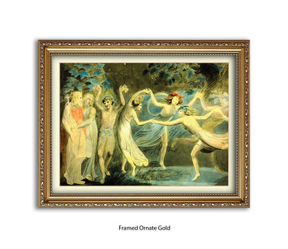 Fairies Dancing in Circle Art Print