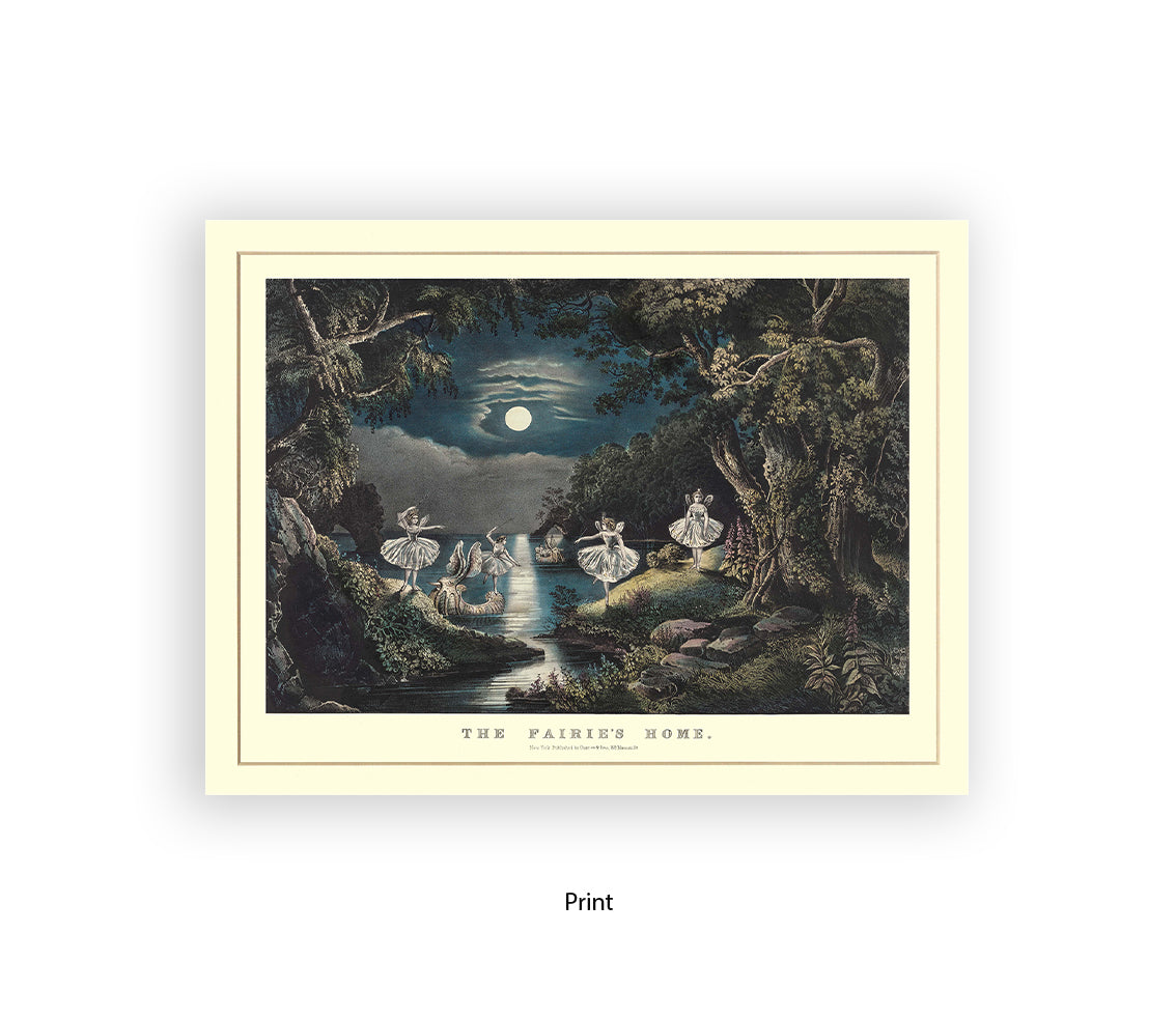 Fairies Home Art Print