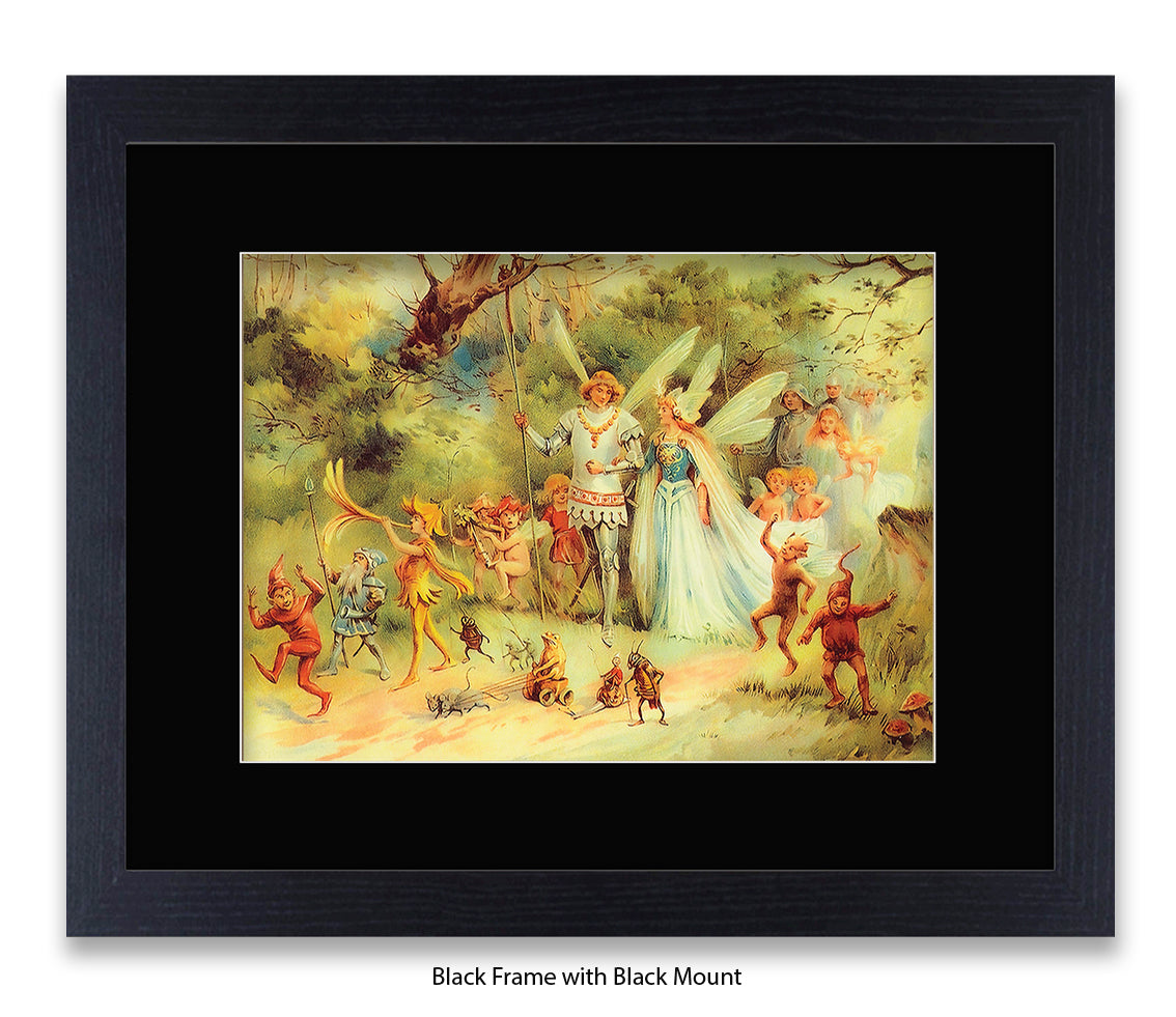 Fairy King & Queen 1910 Art Print