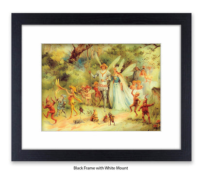 Fairy King & Queen 1910 Art Print