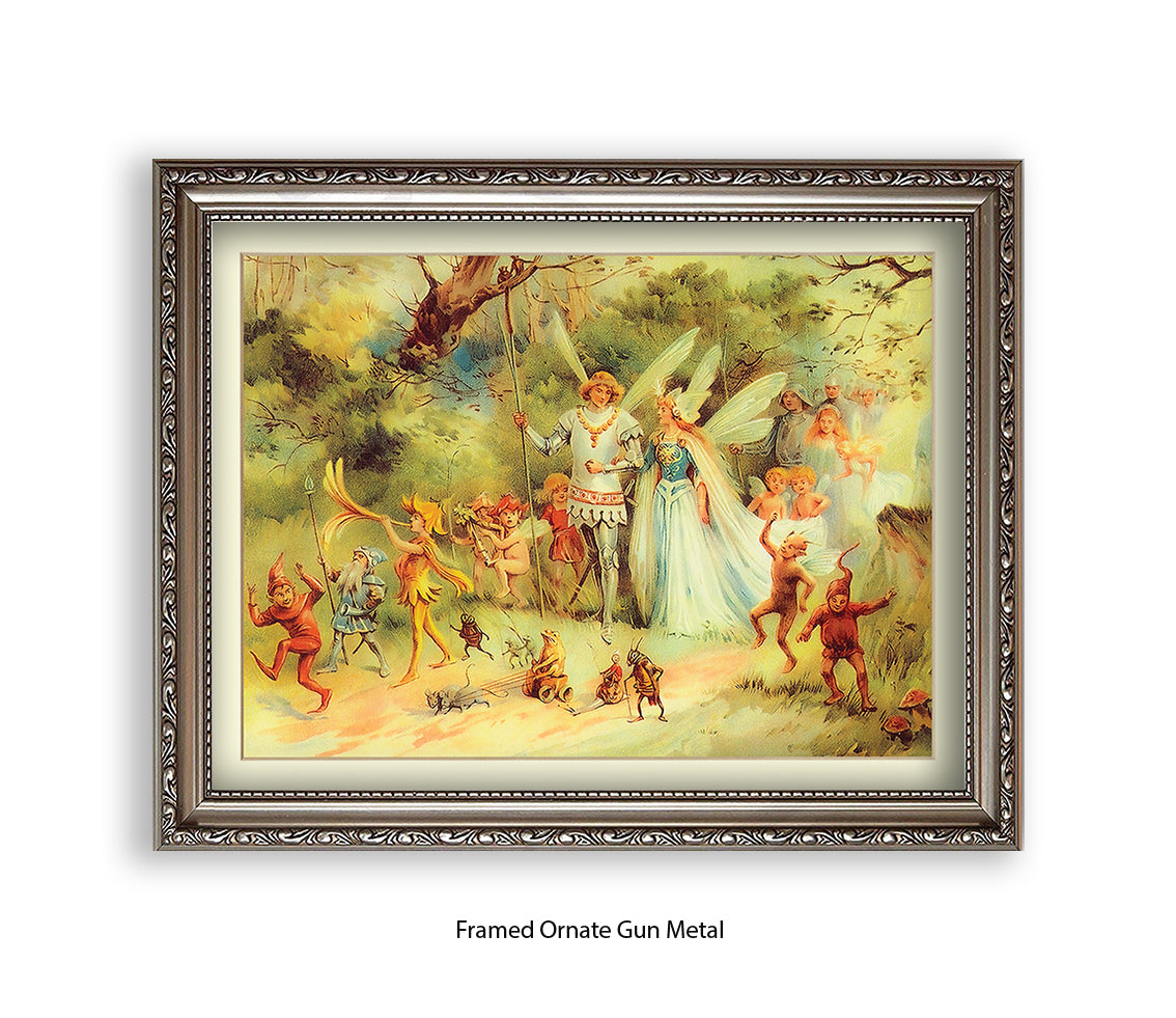 Fairy King & Queen 1910 Art Print