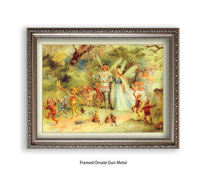 Fairy King & Queen 1910 Art Print