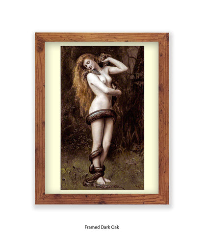 Arthur Rackham Girl With Snake Art Print