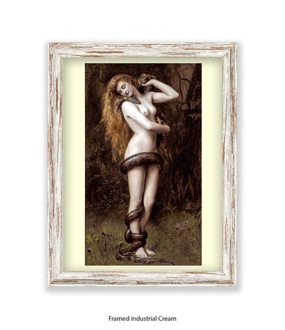 Arthur Rackham Girl With Snake Art Print