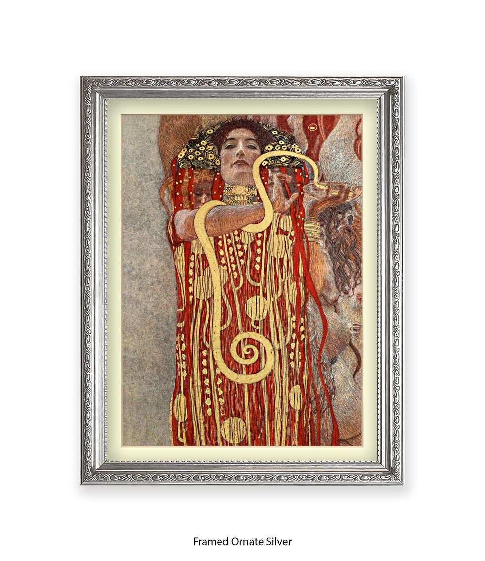 Hygieia Snake Queen Art Print