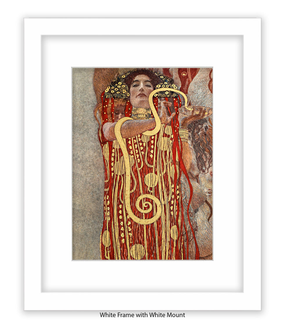 Hygieia Snake Queen Art Print