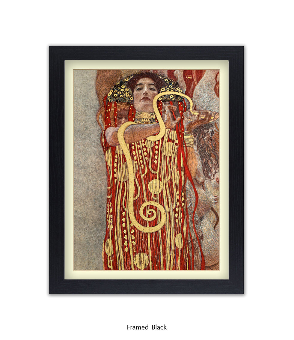 Hygieia Snake Queen Art Print