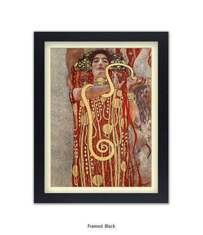 Hygieia Snake Queen Art Print