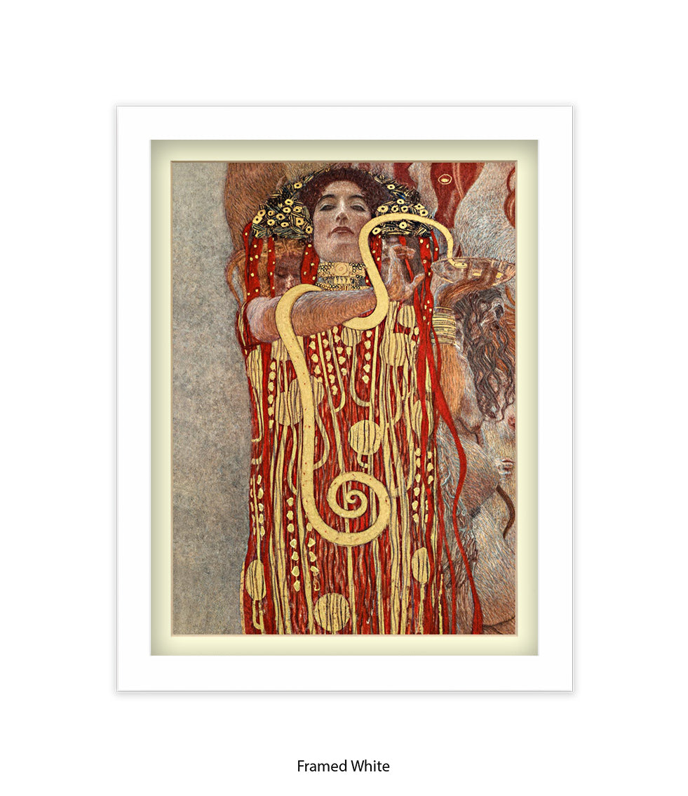 Hygieia Snake Queen Art Print