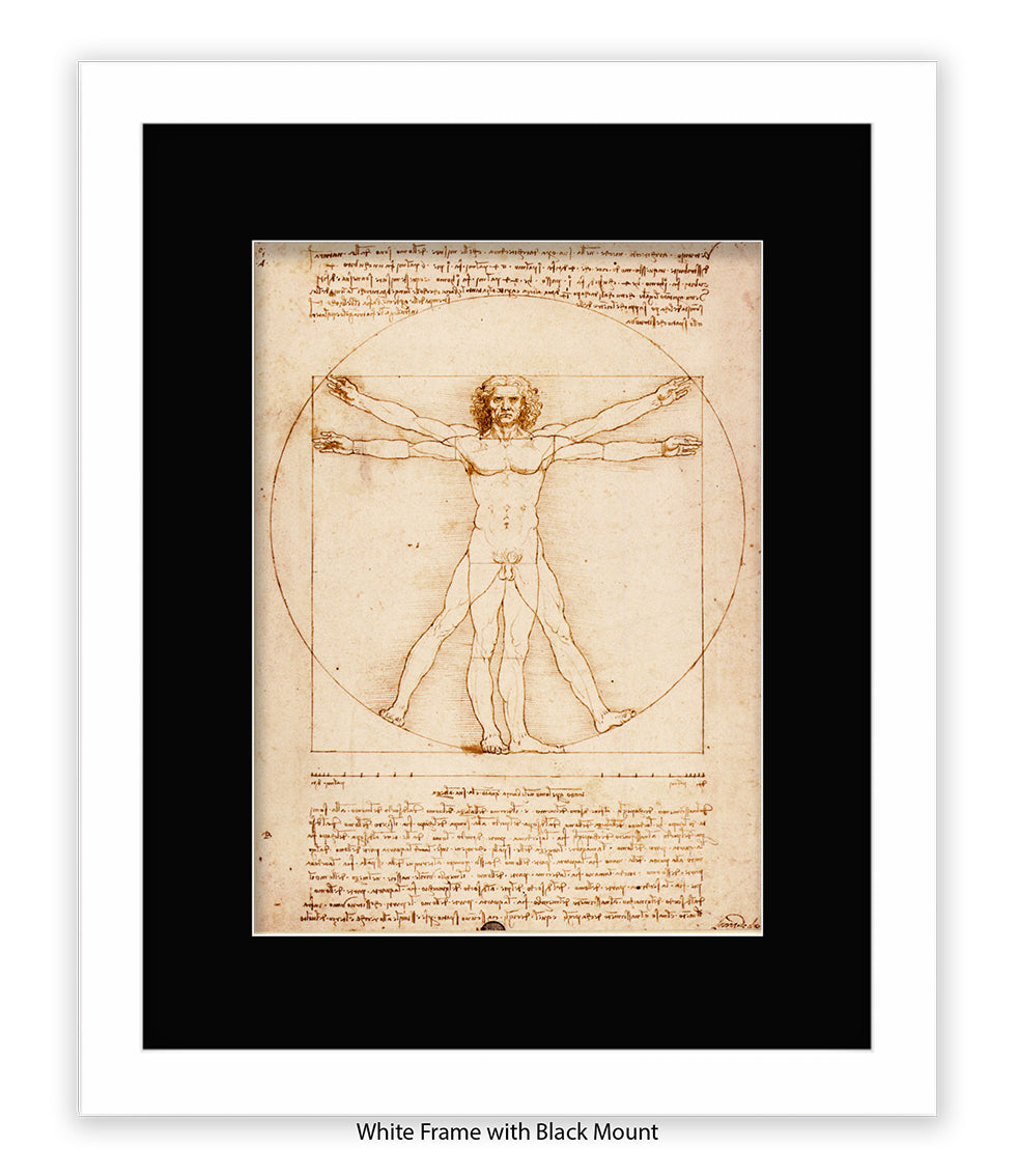 Vitruvian Man Art Print