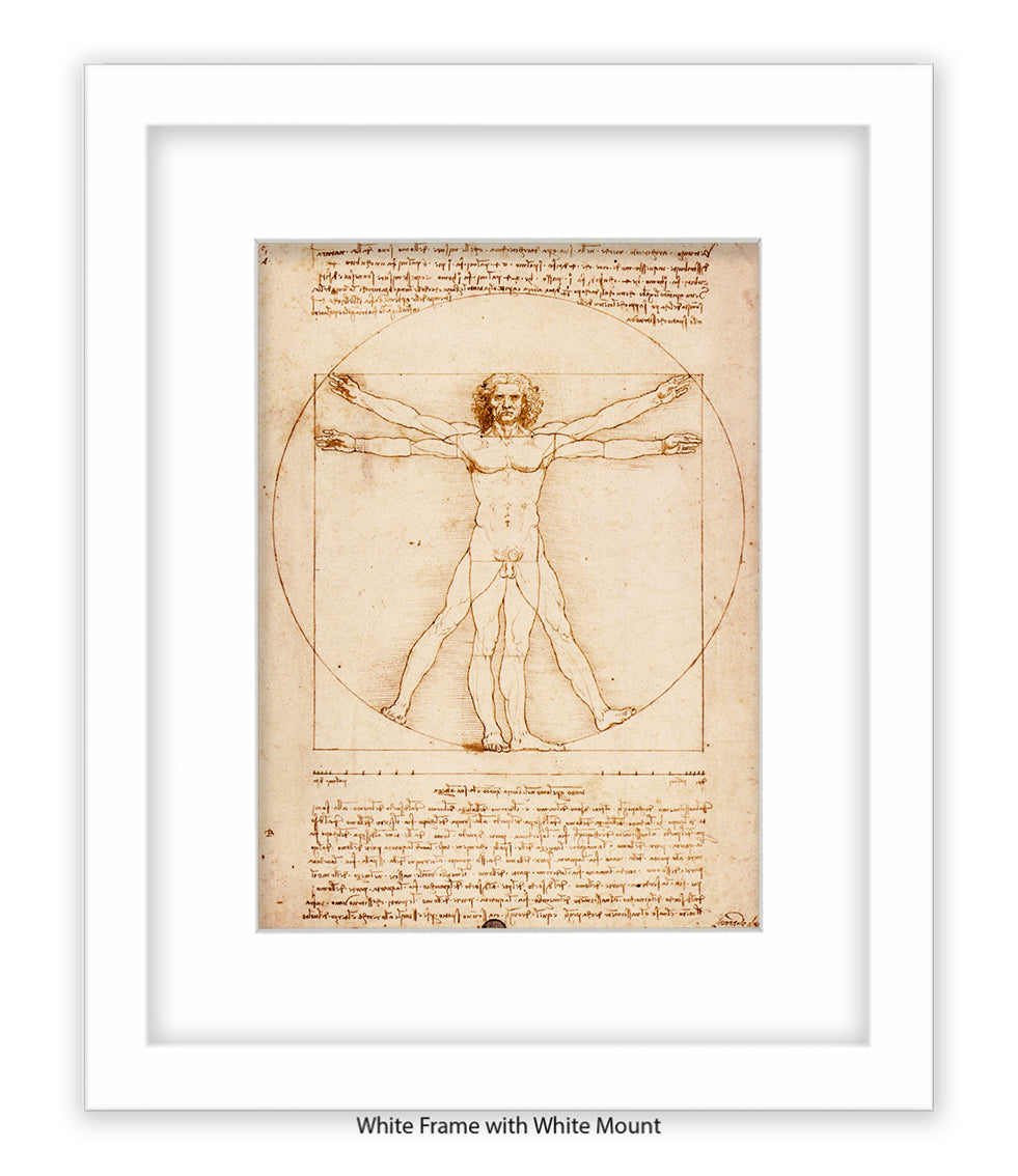 Vitruvian Man Art Print