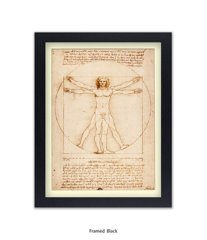 Vitruvian Man Art Print