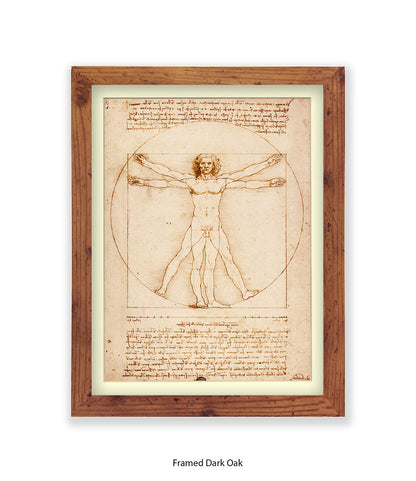 Vitruvian Man Art Print