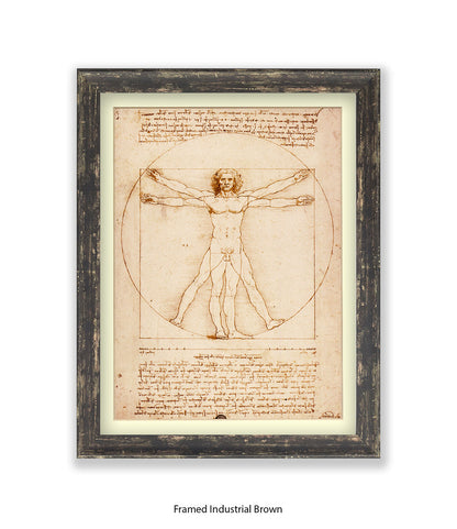 Vitruvian Man Art Print