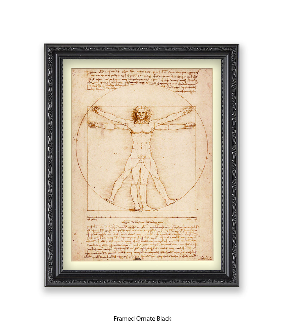 Vitruvian Man Art Print