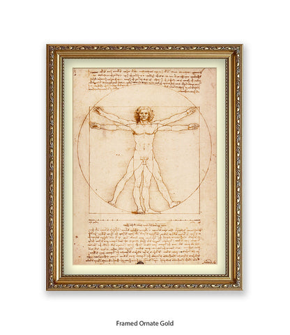 Vitruvian Man Art Print