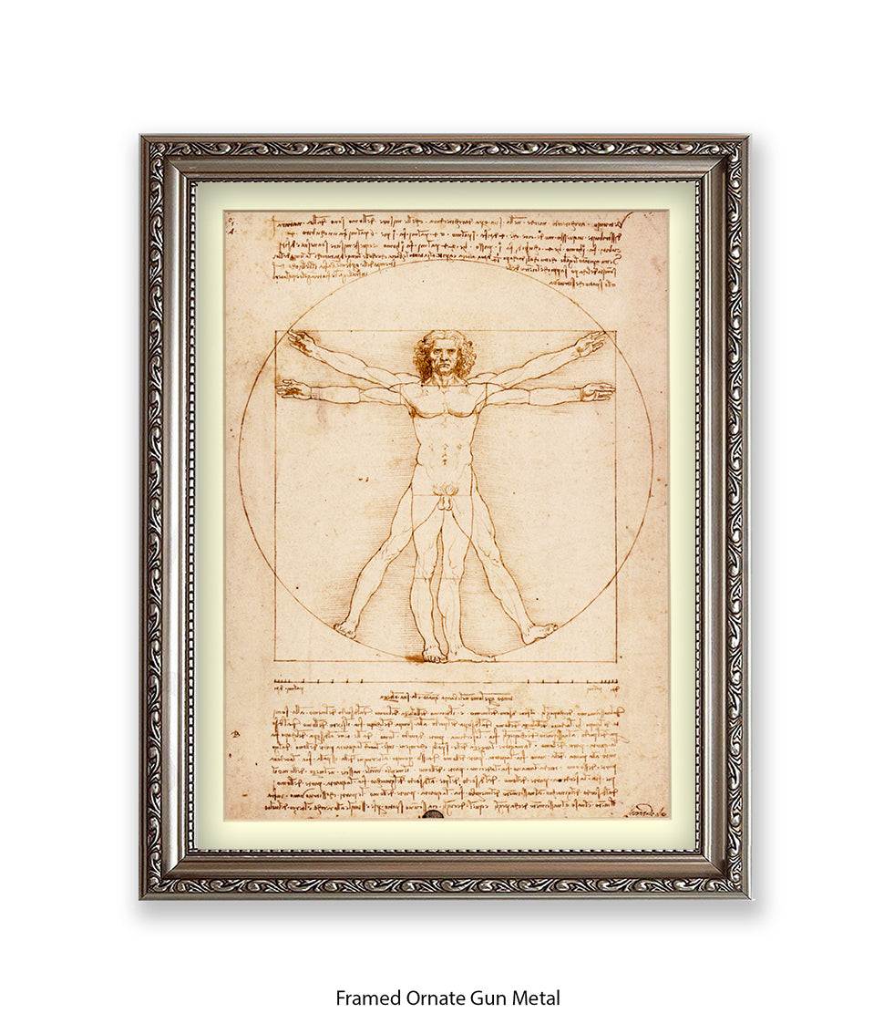 Vitruvian Man Art Print