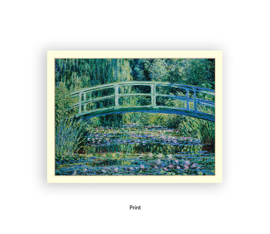 Monet Bridge Art Print