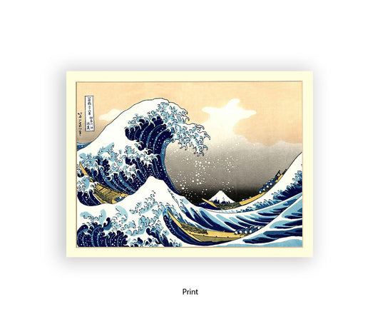 Great Wave Katsuki Hokusia Japanese Art Print