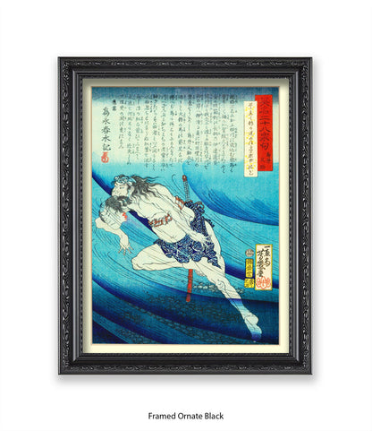 Head In Mouth Man Art Print