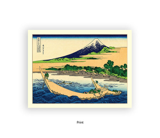 Mount Fuji Shore Of Tago Bay Japanese Art Print