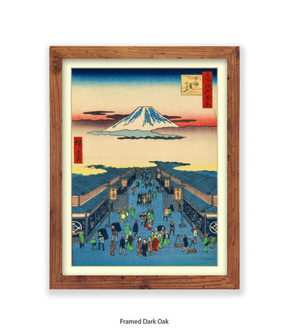 Mount Fuji - Suraga Town  Art Print