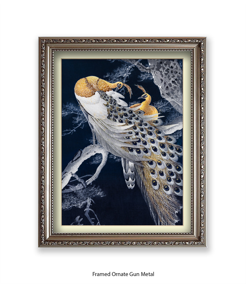 Peacocks Art Print