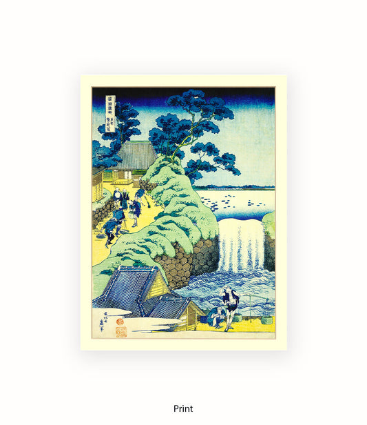 Waterfall Japanese Art Print