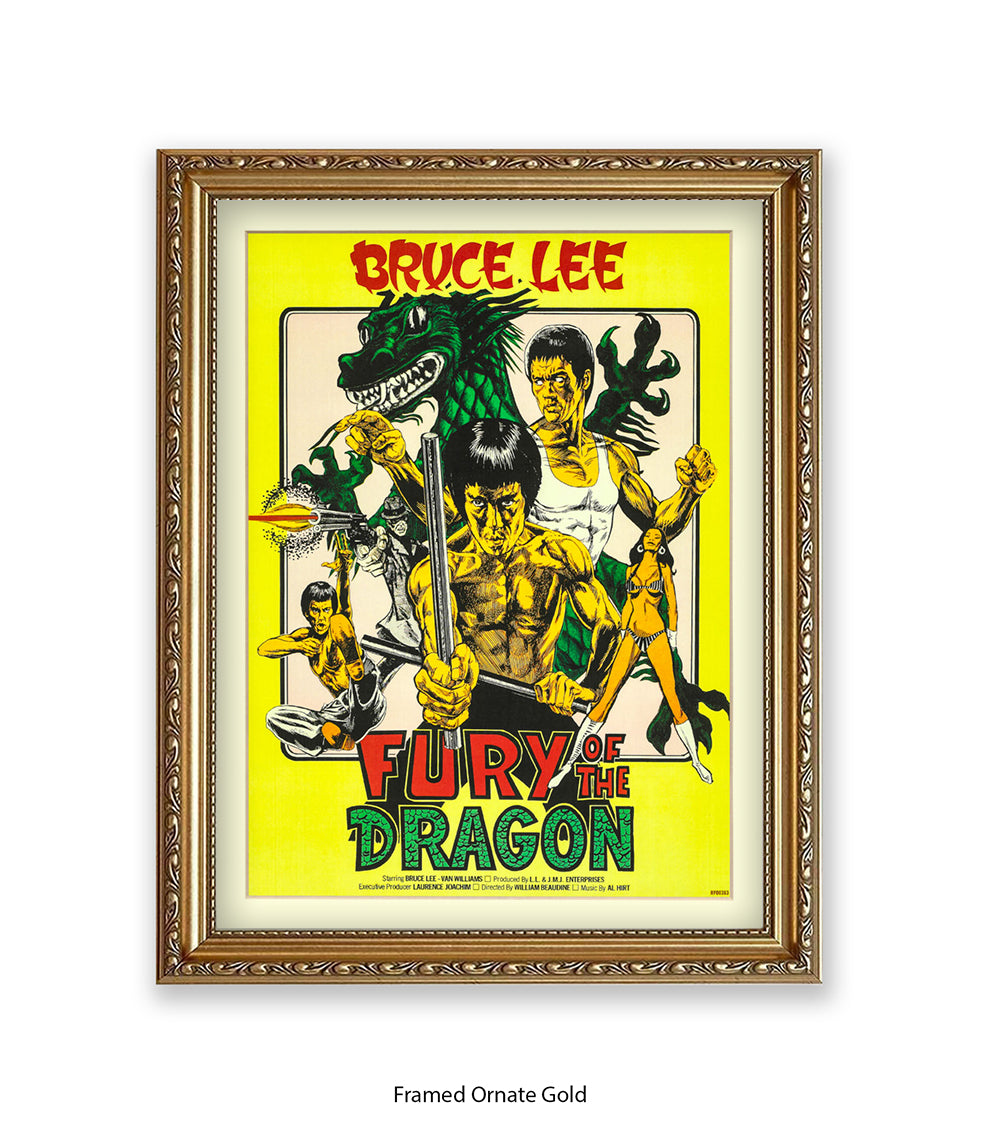Fury Of The Dragon Art Print