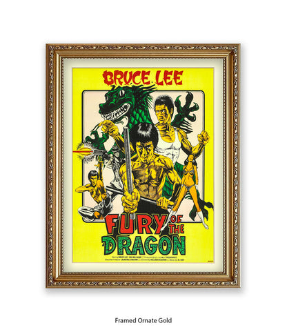 Fury Of The Dragon Art Print