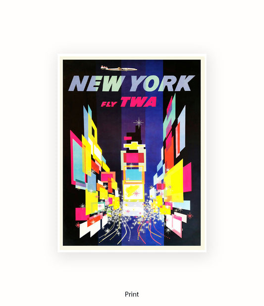 New York TWA Art Print
