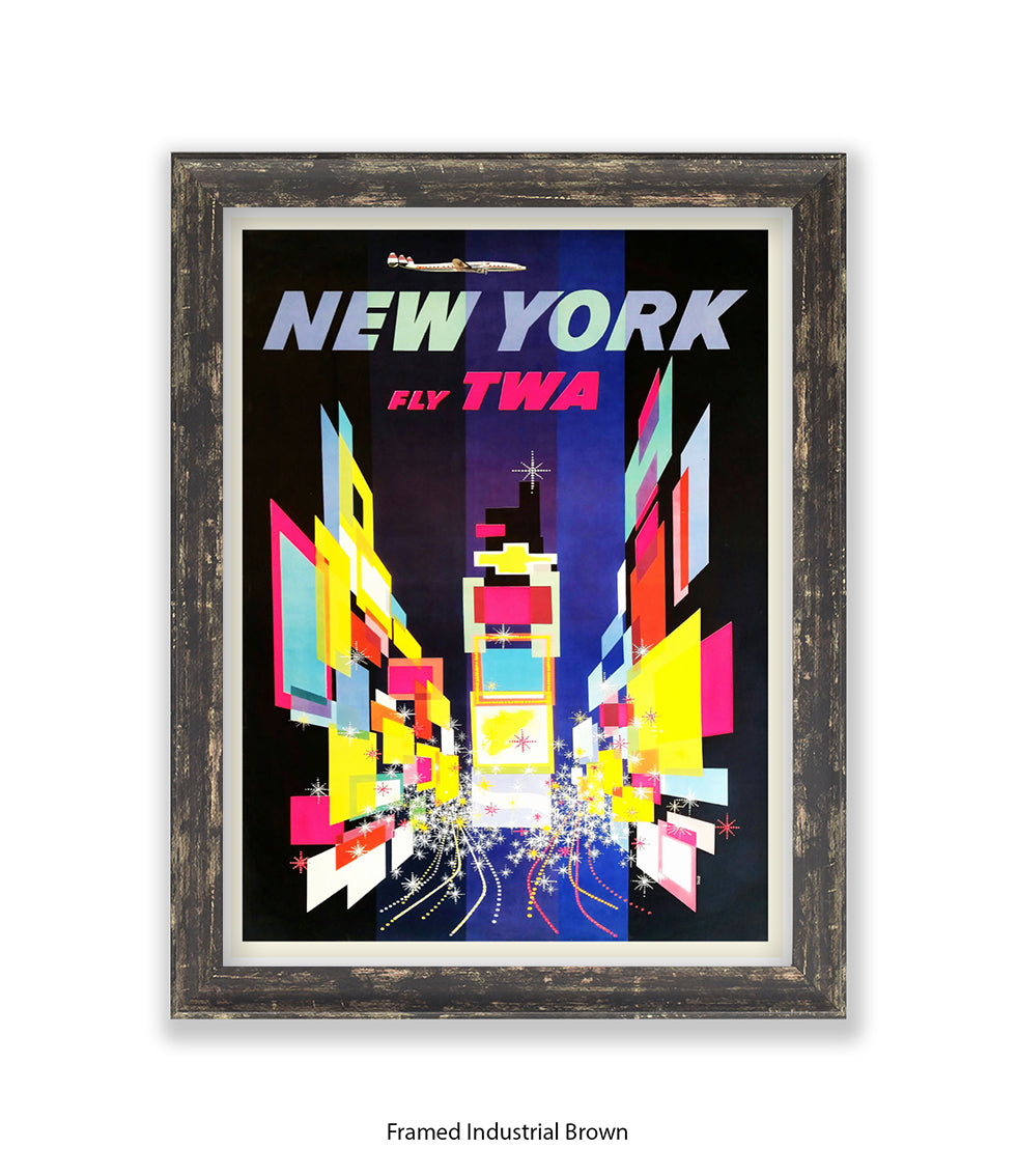 New York TWA Art Print