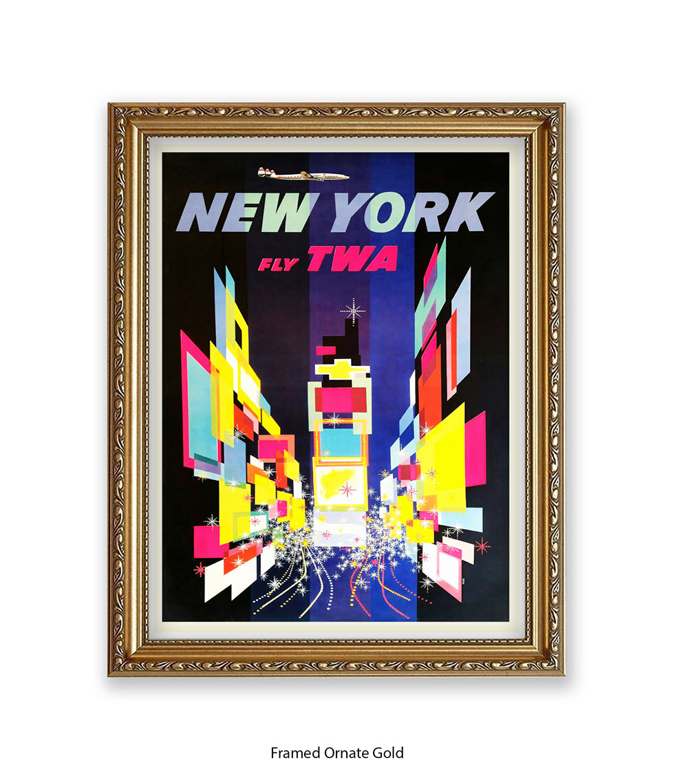 New York TWA Art Print