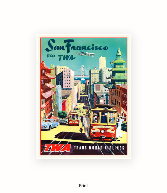 San Francisco Travel Art Print