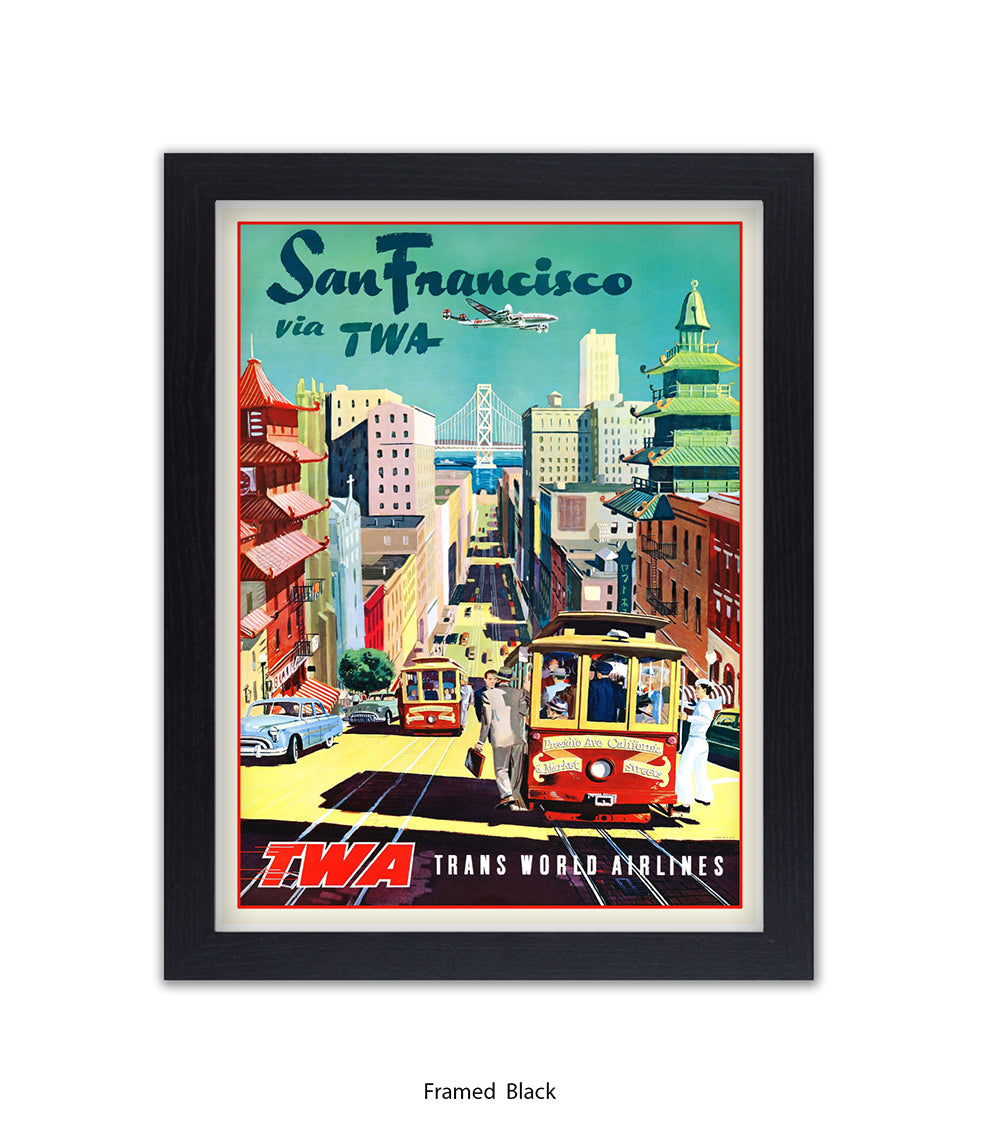 San Francisco Travel Art Print
