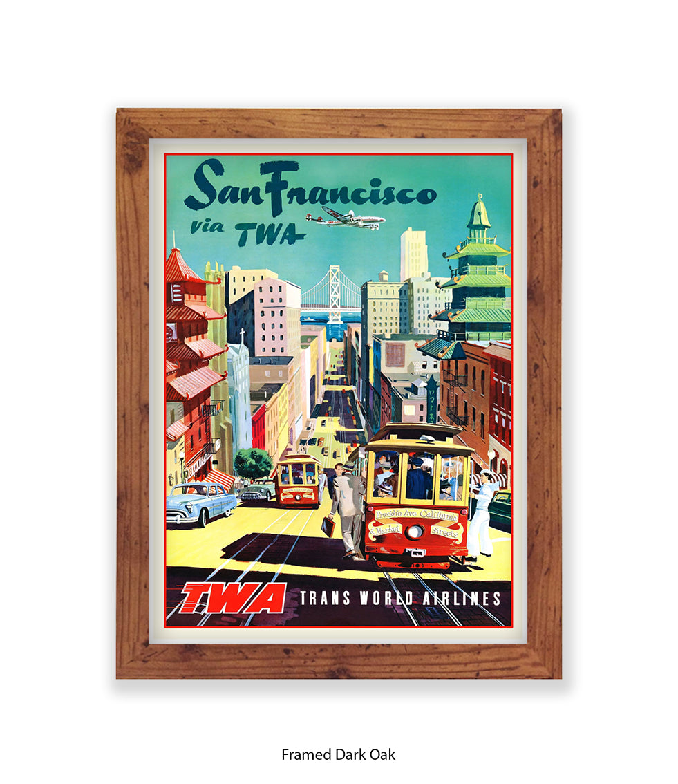 San Francisco Travel Art Print