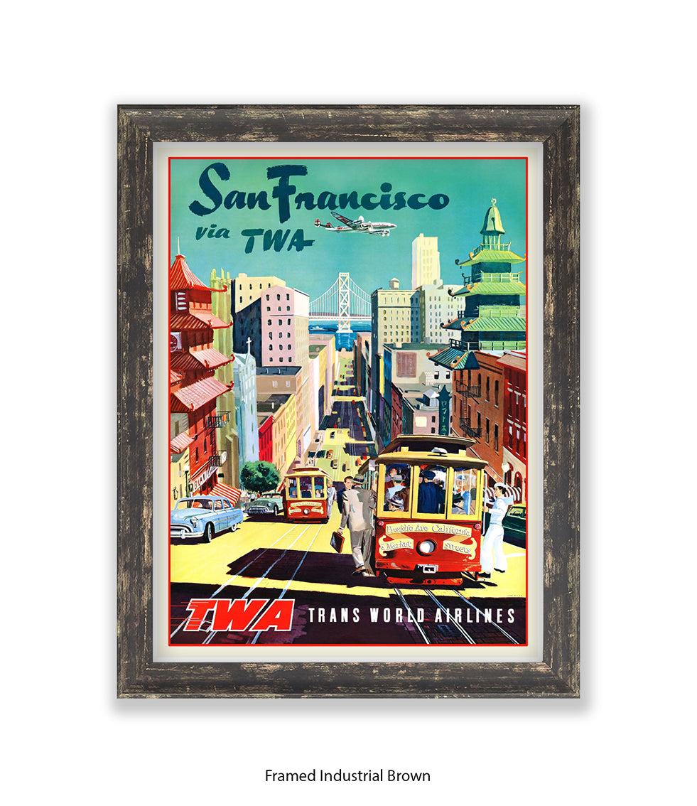 San Francisco Travel Art Print