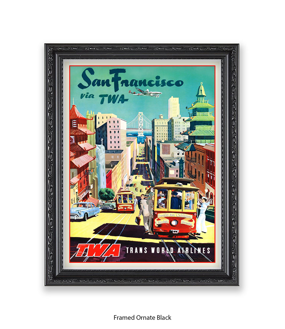 San Francisco Travel Art Print