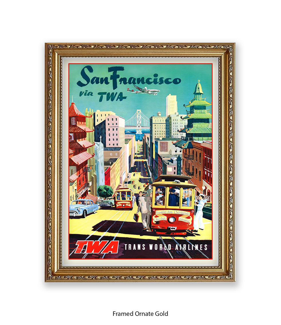 San Francisco Travel Art Print