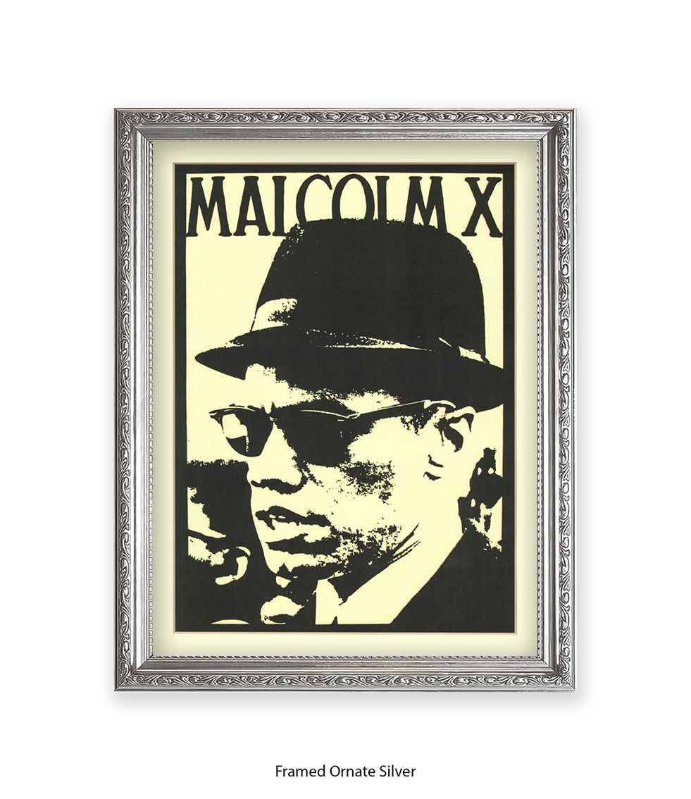 Malcolm X Sunglasses Art Print