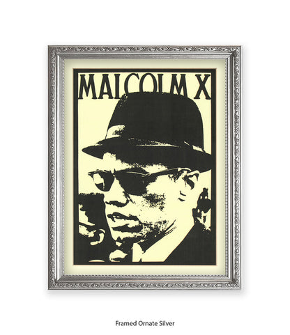 Malcolm X Sunglasses Art Print