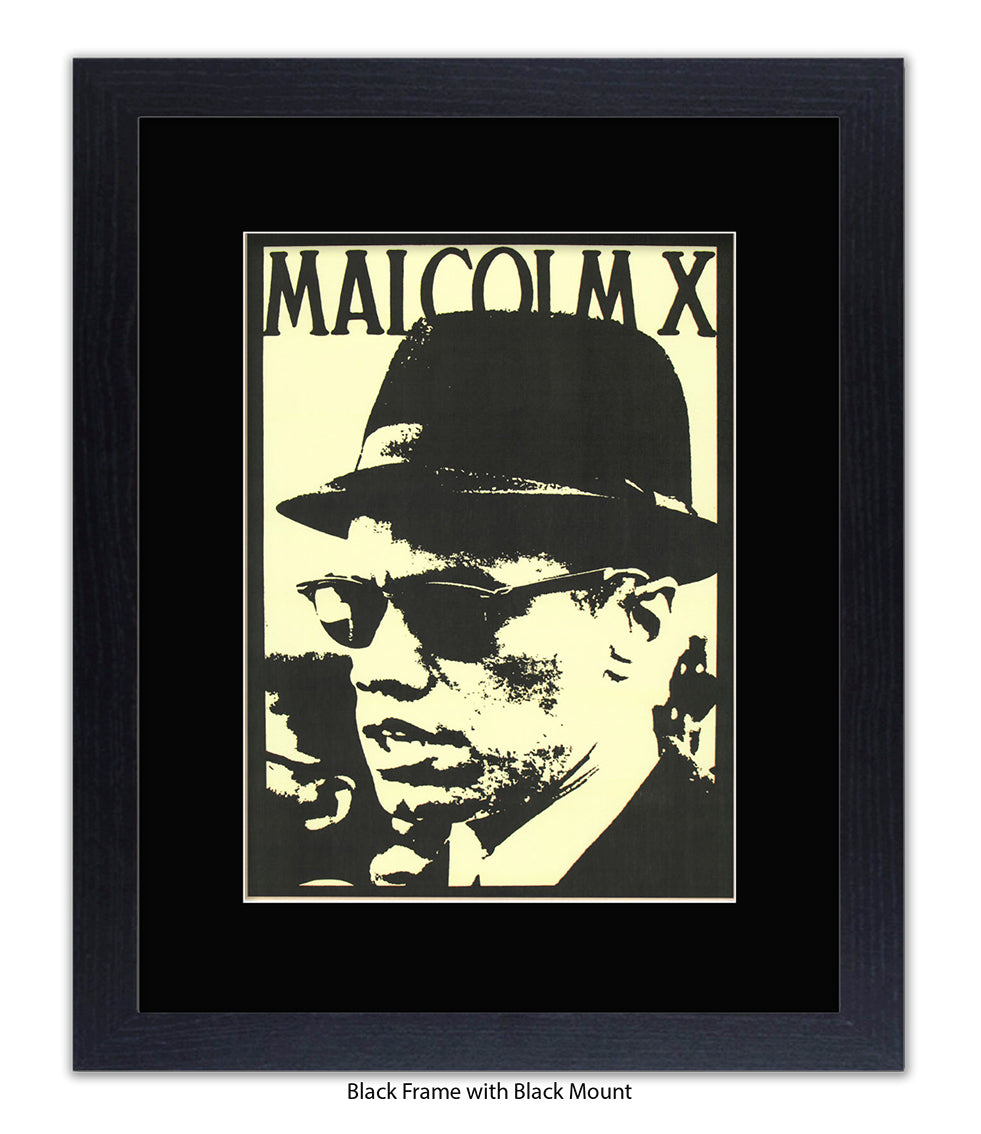 Malcolm X Sunglasses Art Print