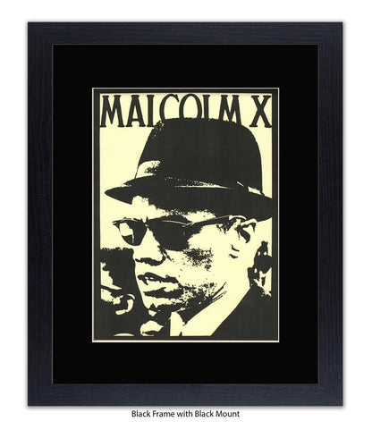 Malcolm X Sunglasses Art Print