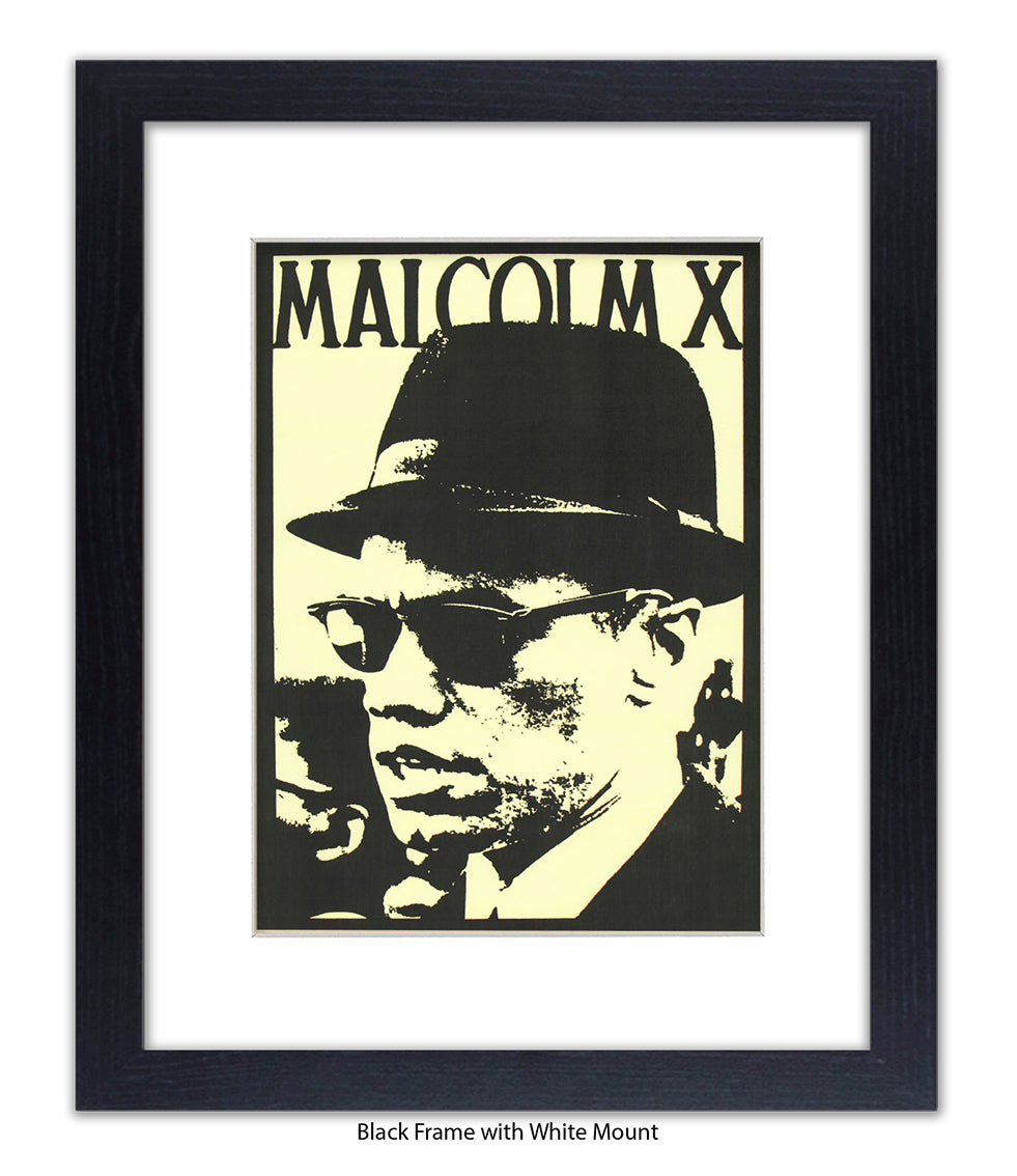 Malcolm X Sunglasses Art Print