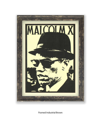 Malcolm X Sunglasses Art Print