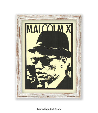 Malcolm X Sunglasses Art Print