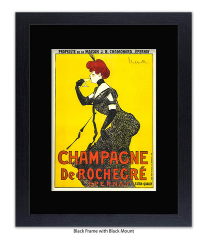 Champagne De Rochecre Cappiello Art Print