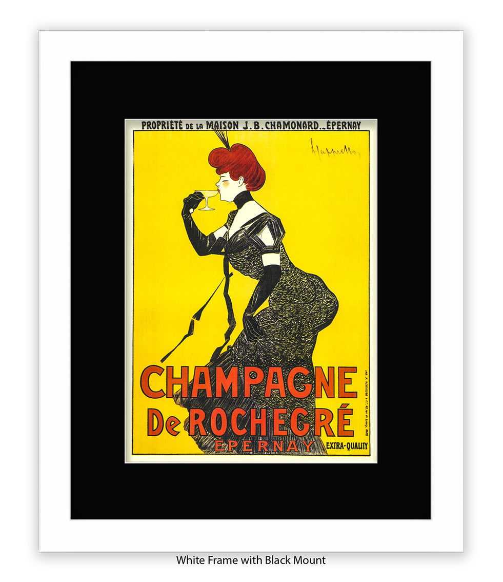 Champagne De Rochecre Cappiello Art Print